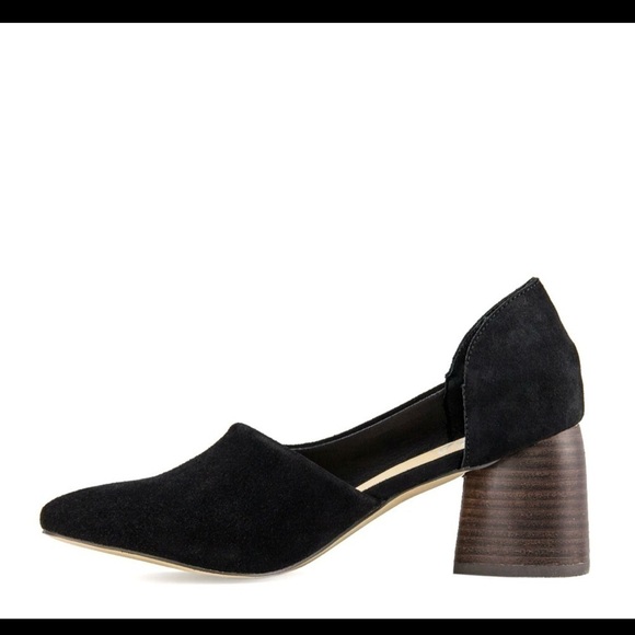 NIB Sbicca Black Suede Violin Mules 8 - Picture 2 of 15